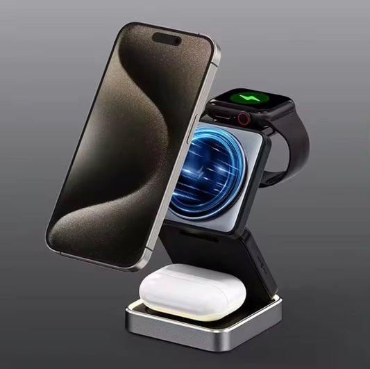 Power Fold 3IN1 Magnetic Wireless Charging Station