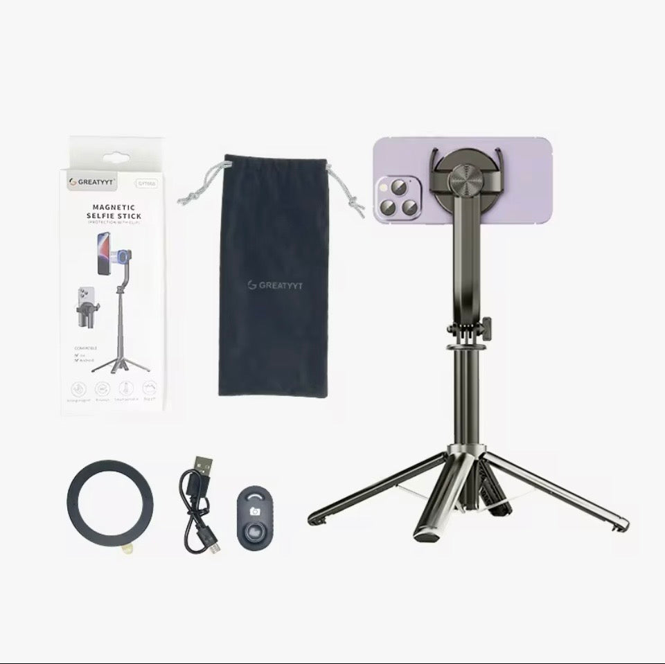 ModernPlug SnapStand Magnetic Selfie Stick & Tripod