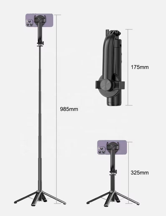 ModernPlug SnapStand Magnetic Selfie Stick & Tripod