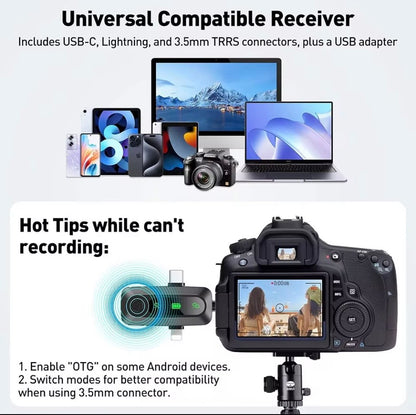 ModernPlug ClearCast 3-IN-1 Wireless Microphone Kit